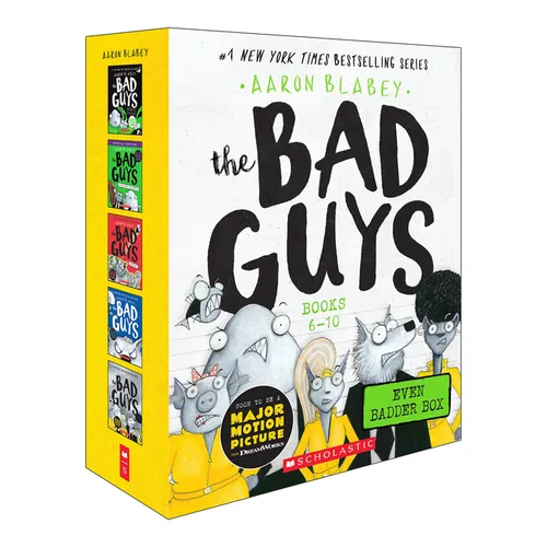The Bad Guys Even Badder Box Set (Books #6-10) — 5-Book Gift Set for Kids Ages 7-12
